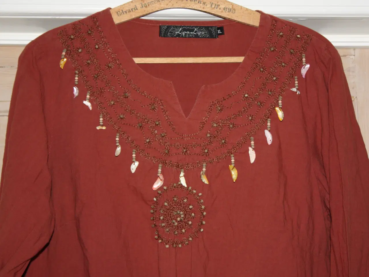 Billede 1 - Lipo Lipo bluse str. XL terracotta farver