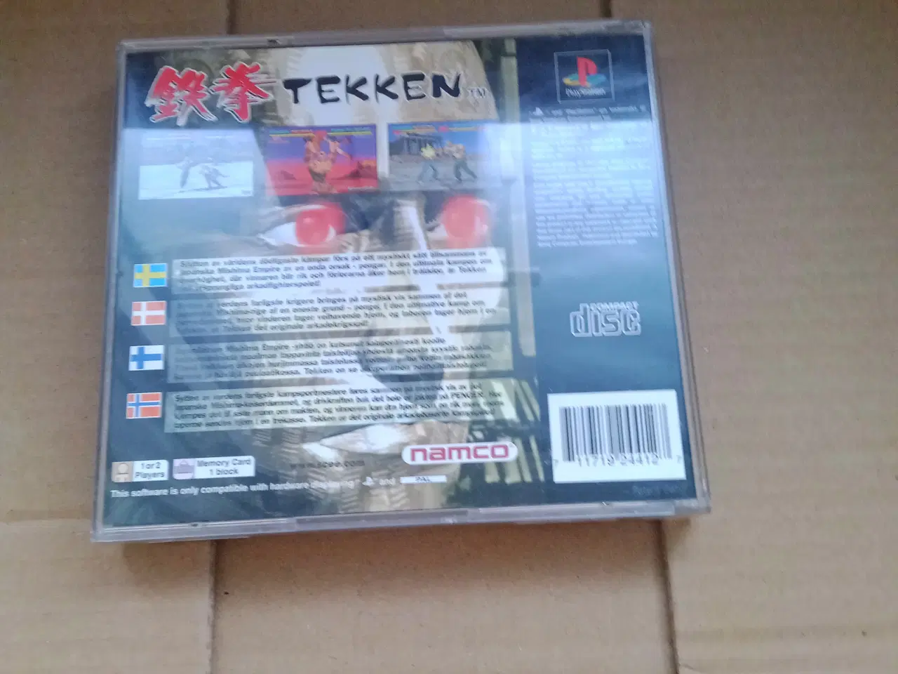Billede 2 - Tekken 1 for PS1 (Med brugsanvisning)