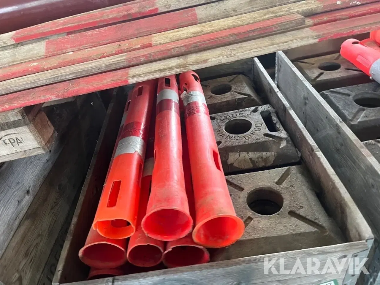 Billede 5 - Trafik kegler og udstyr 4 paller