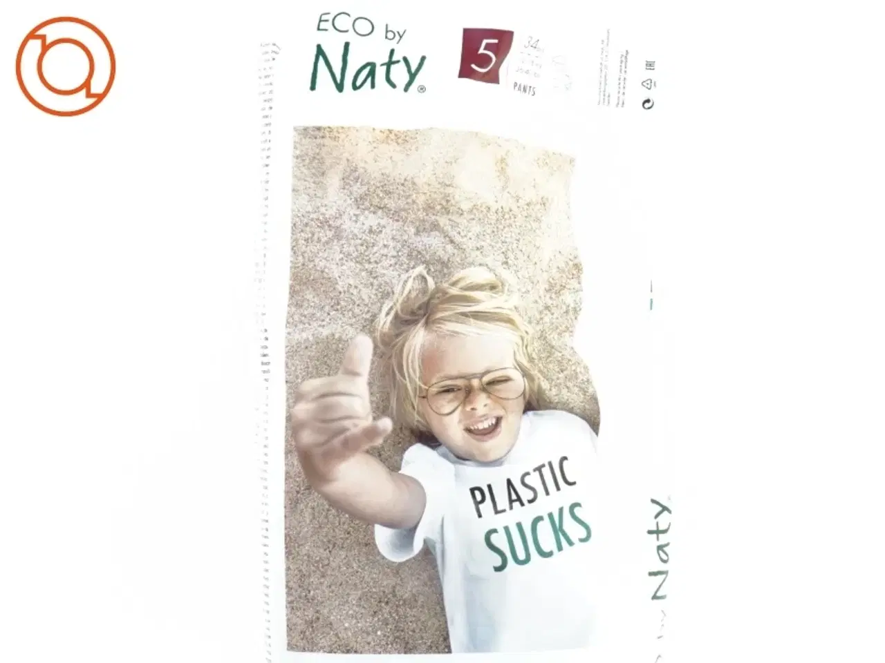 Billede 1 - ØKO Ble-pants str.5 fra Naty (str. 34 x 20 gang 15 cm)