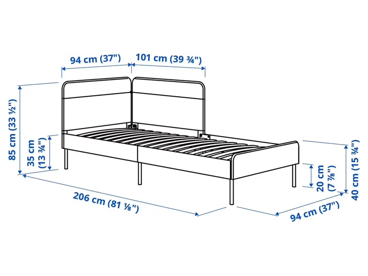 Billede 4 - Flyttesalg - Blåkullen IKEA seng