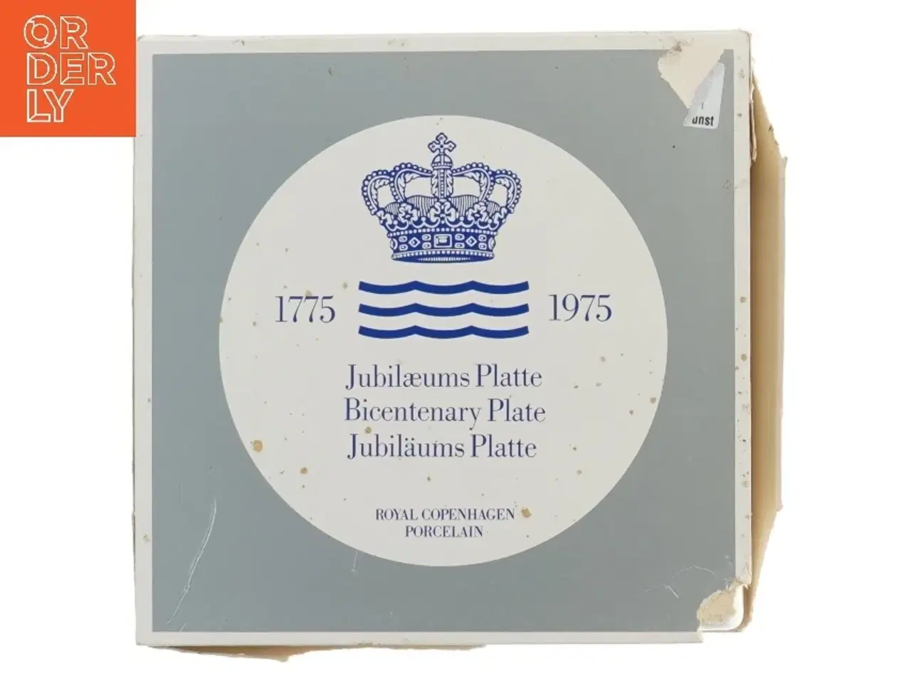 Billede 2 - Royal Copenhagen jubilæumsplatte fra Royal Copenhagen (str. Ø 18 cm)