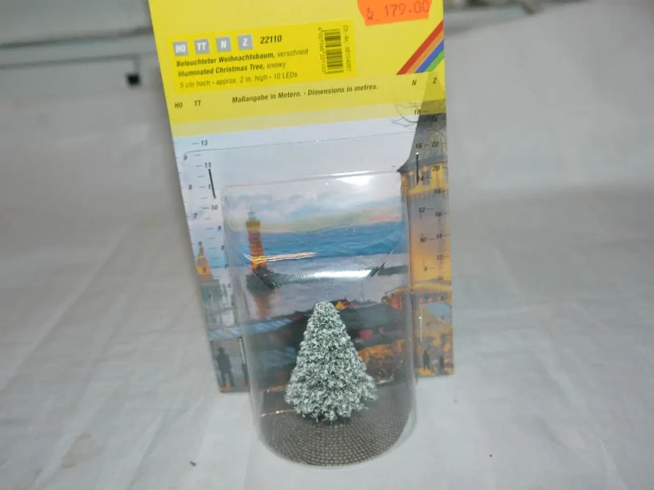 Billede 1 - NOCH 22110 Juletræ med Lys og Sne. 5 cm høj 10 led