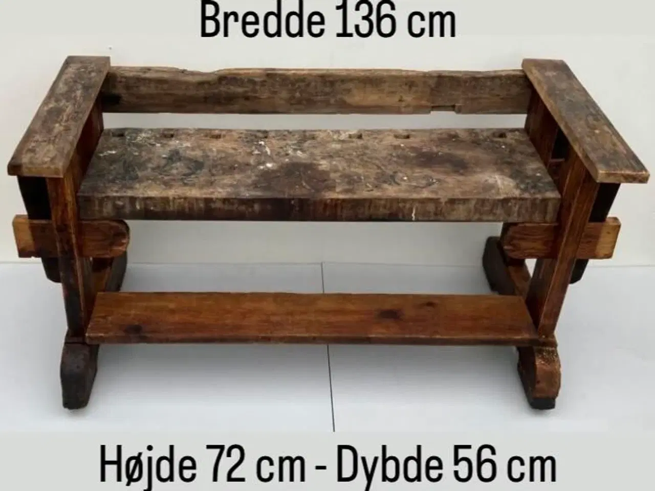 Billede 2 - Gammel Bænk