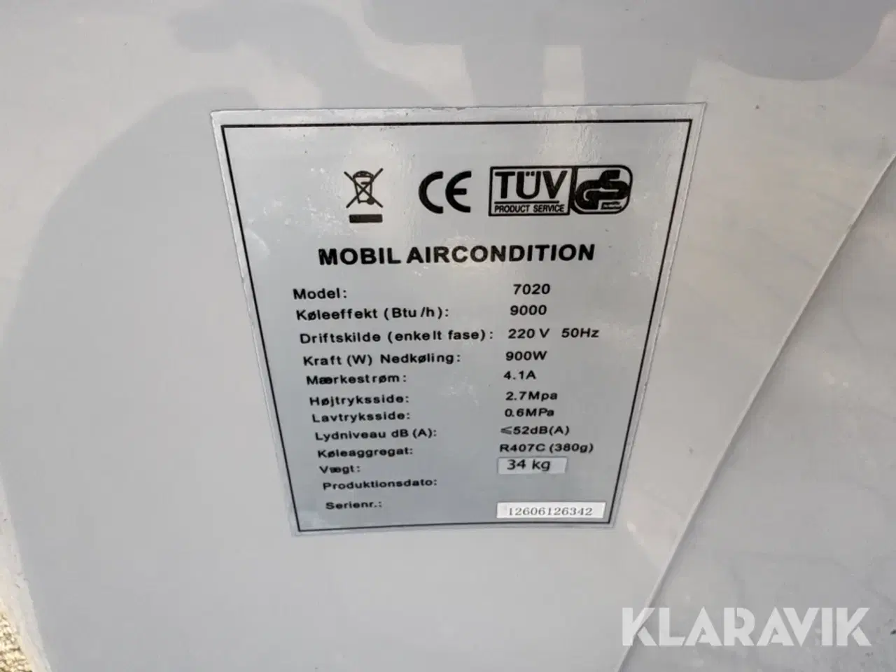 Billede 6 - Mobil aircondition Wasco 7020
