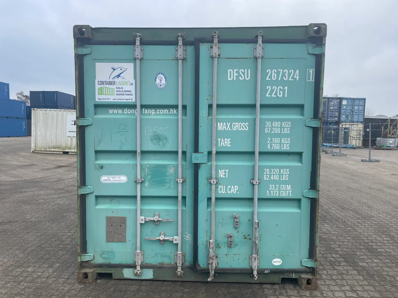 Billede 1 - 20 fods Container - ID: DFSU 267324-1