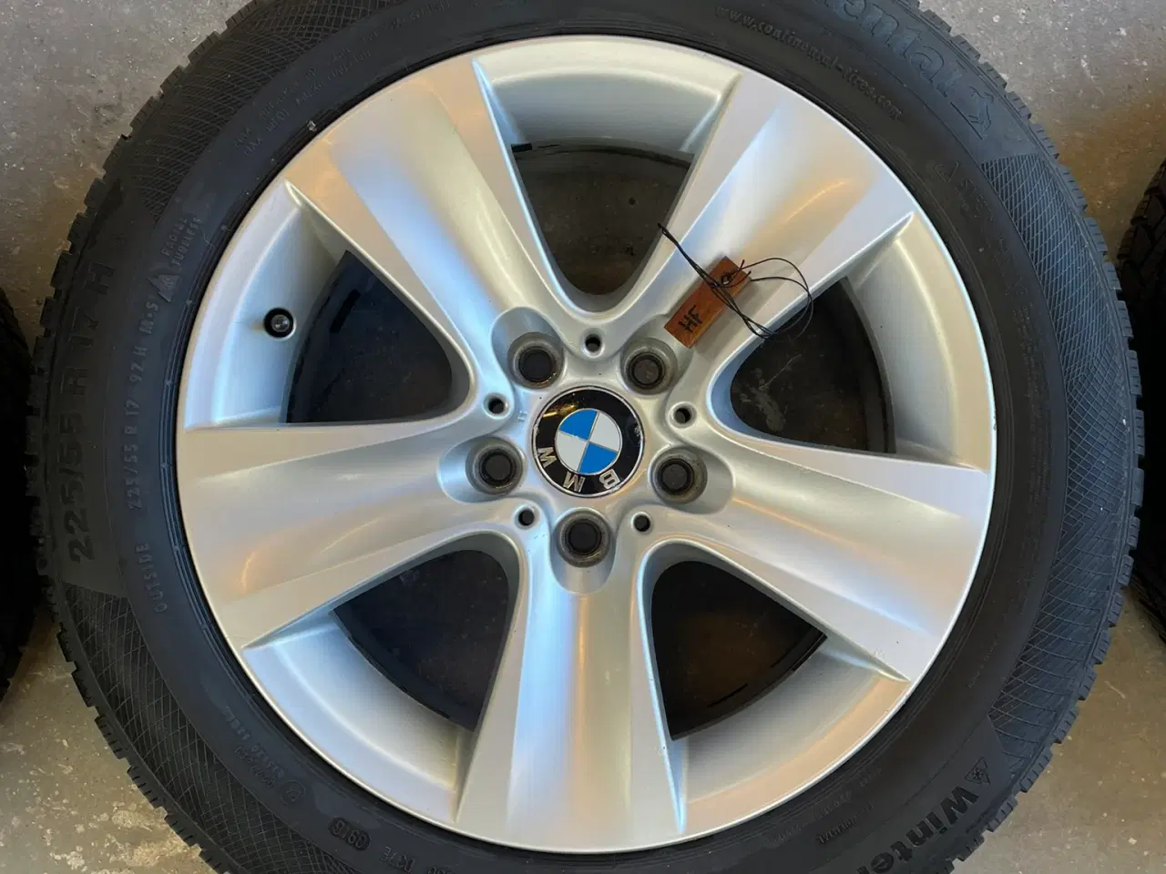 Billede 7 - 17" original BMW Serie 5 alufælge +vinterdæk Conti