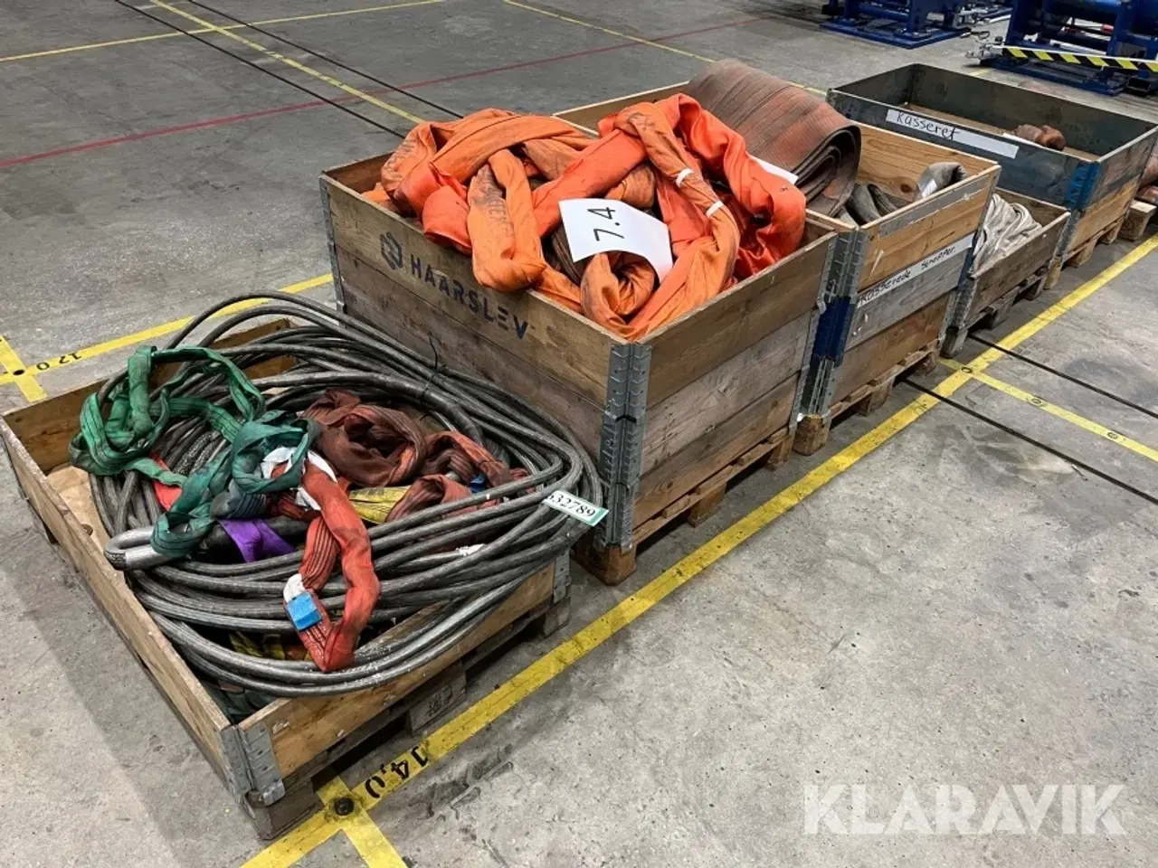 Billede 2 - Assorterede stropper 6 paller - kasserede