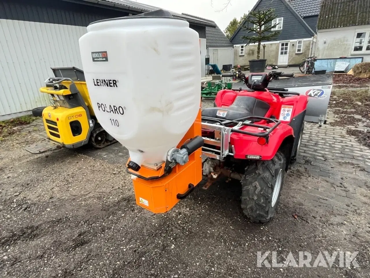 Billede 5 - Atv Honda TRX 500 Foreman ES med plov