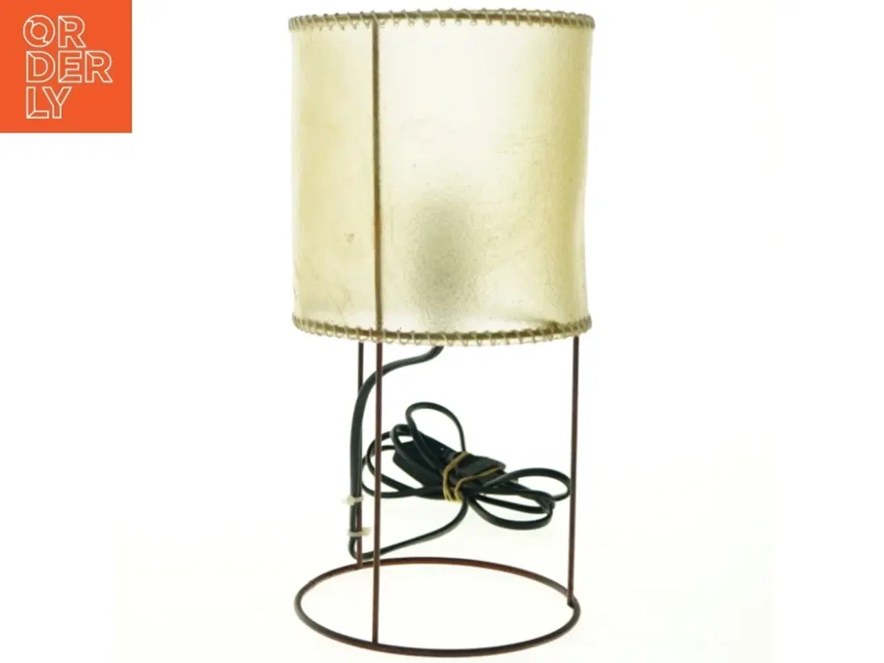 Billede 1 - Bordlampe med lampeskærm (str. Ø 15 cm)