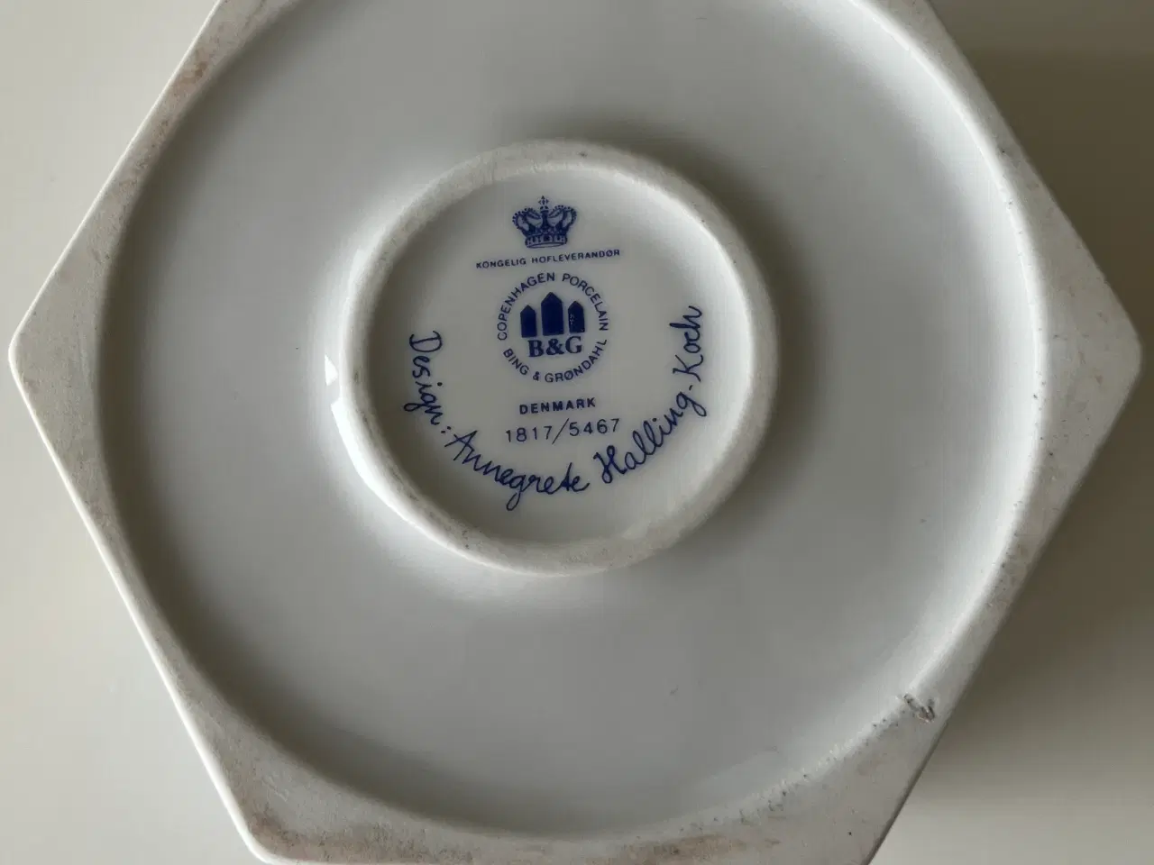 Billede 5 - Bing og Grøndahl, Porcelæn, Skål og fyrfadsstager