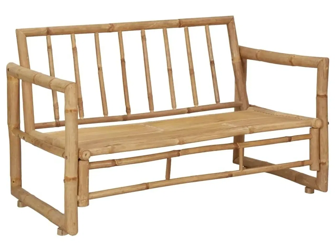 Billede 6 - Havebænk med hynder 115 cm bambus