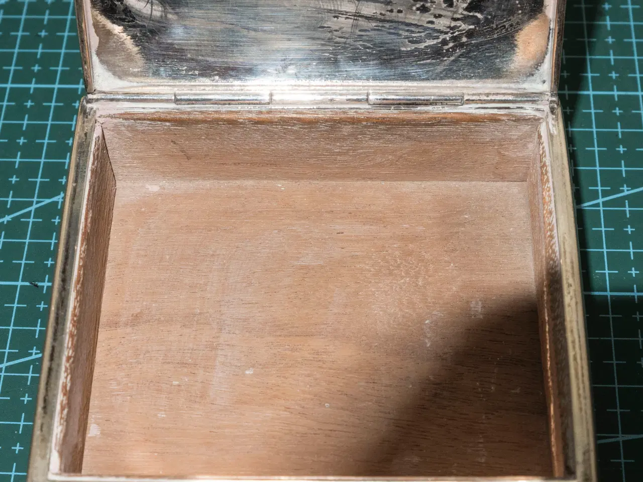 Billede 4 - Cigaretæske - Art Deco  Sterling sølv  8x8,5 cm.