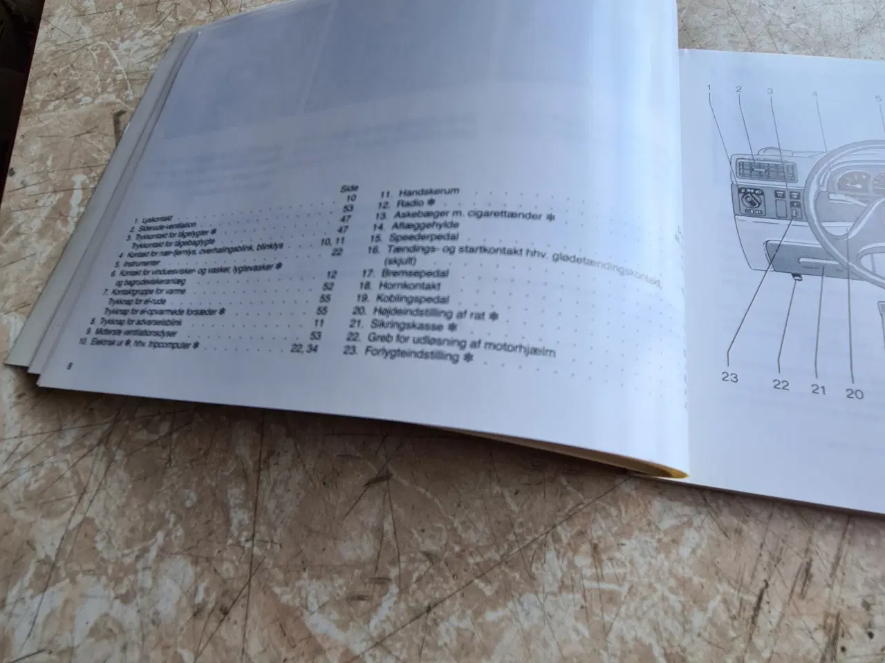 Billede 3 - Instruktionsbog  Opel  Vectra