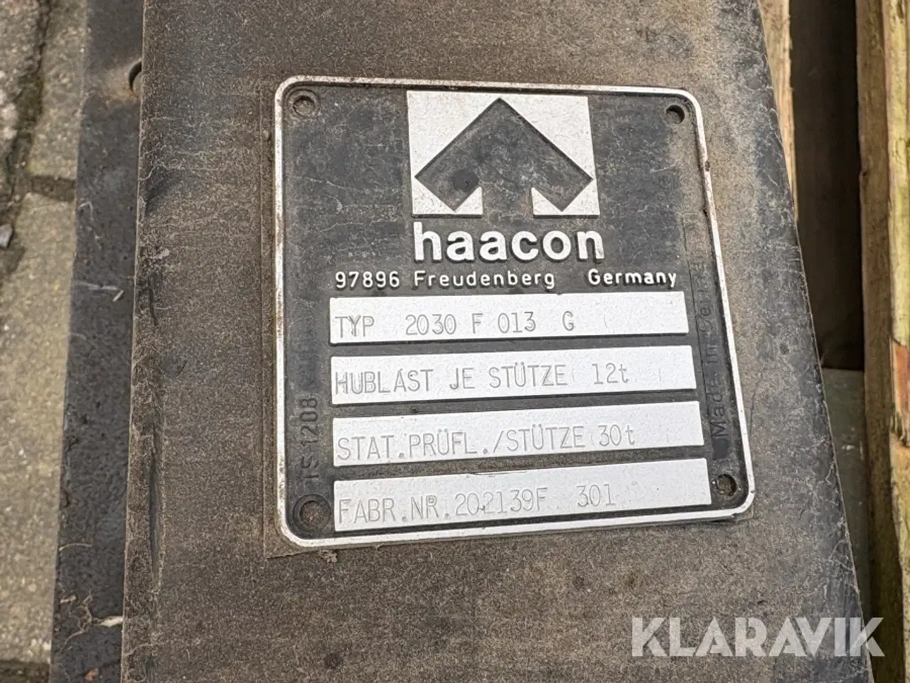 Billede 6 - Støtteben JOST Haacon B0603 2030 F 013 G RO 40CH-150 samlet lot