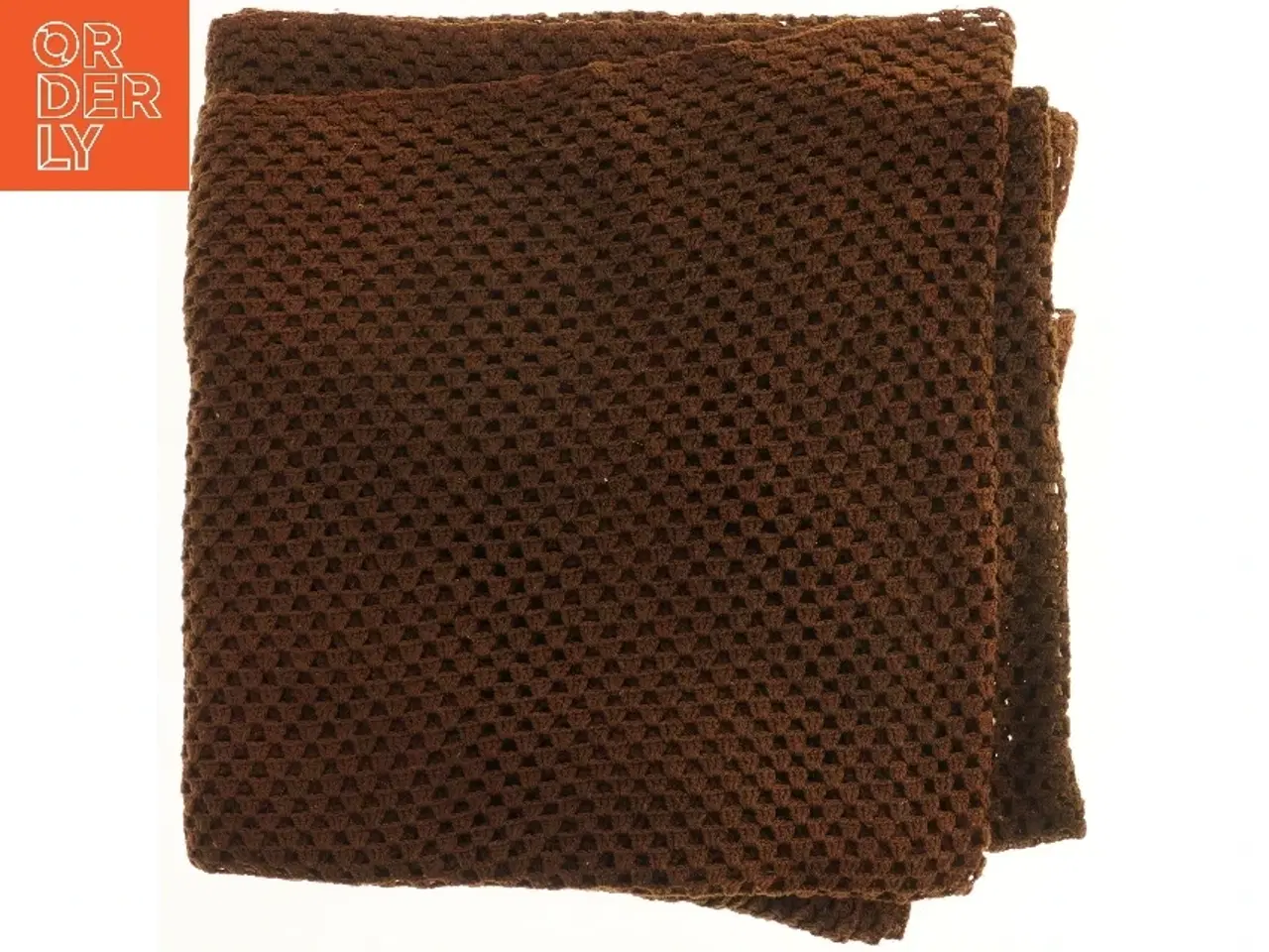 Billede 2 - Hæklet tæppe med taske fra hugged (str. 220x220 cm)