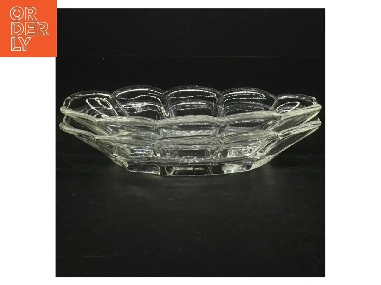 Billede 3 - Glasfade (str. Længde. 18,5 cm)