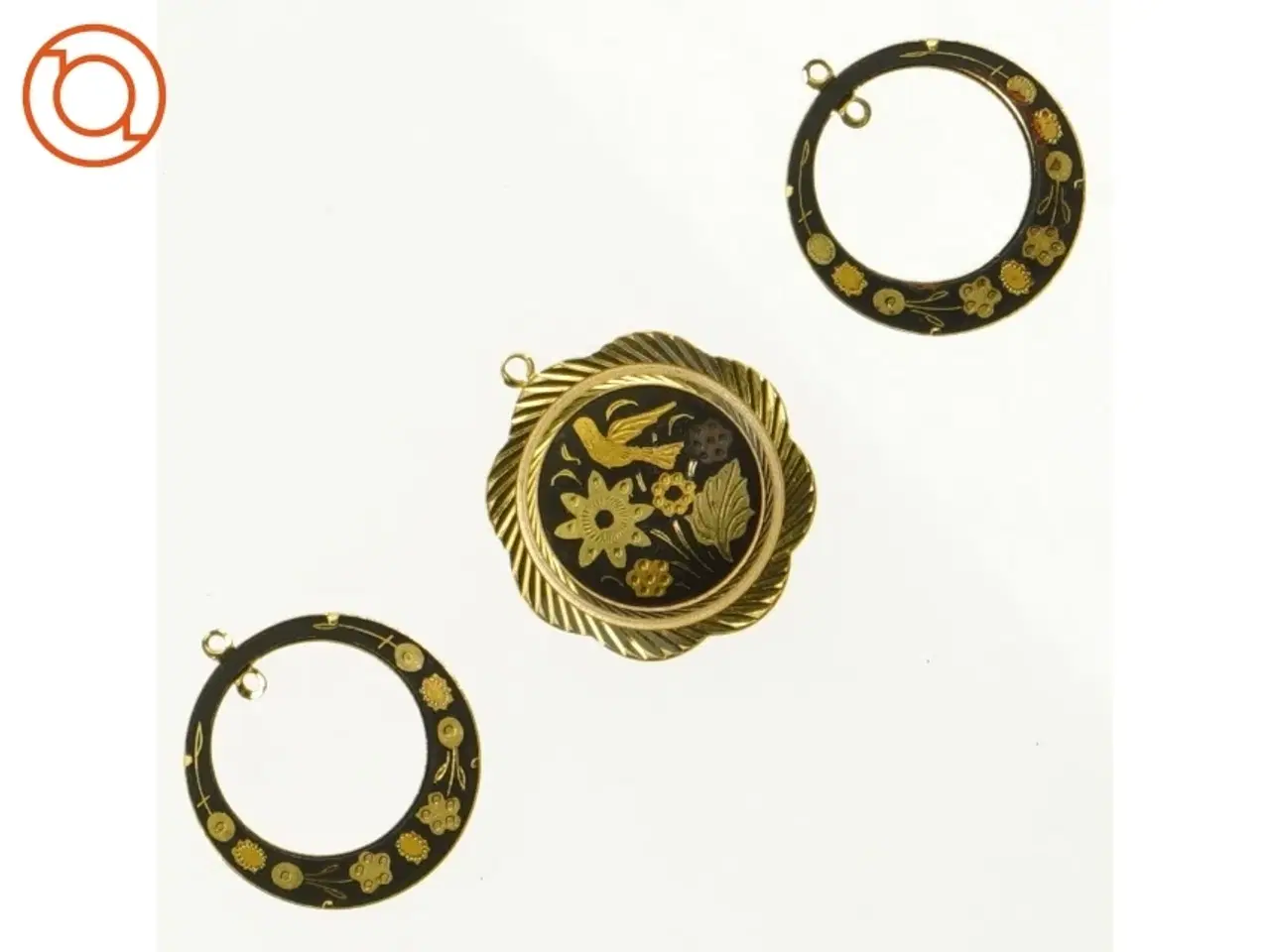 Billede 1 - Vintage messing vedhæng (str. 4 cm)