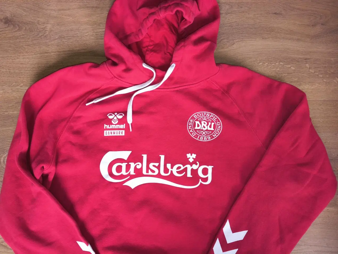 Billede 1 - DANMARK KRAFTIG HÆTTESWEAT, STR XXL, FLOT STAND