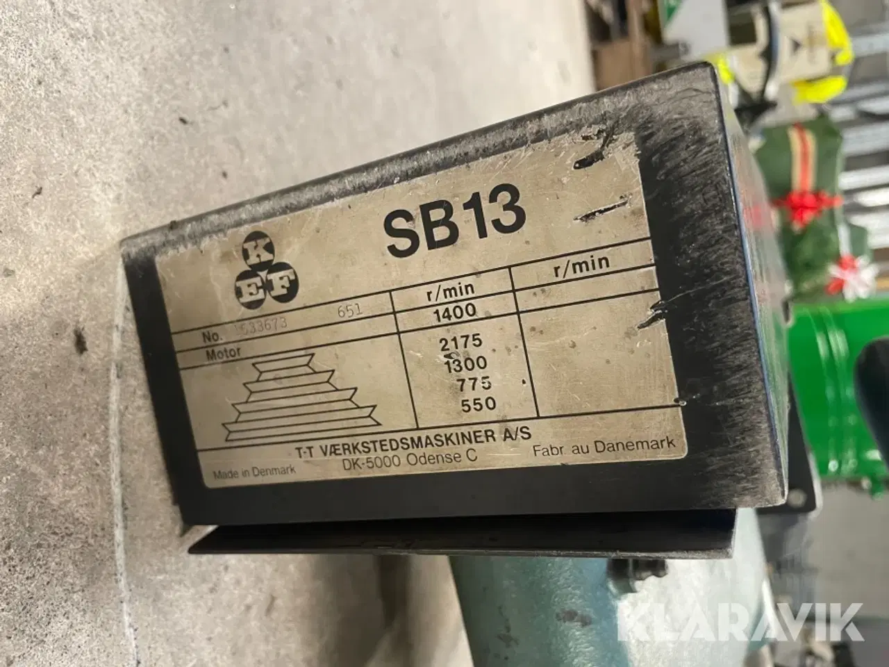 Billede 4 - Søjleboremaskine KEF SB13 væghængt