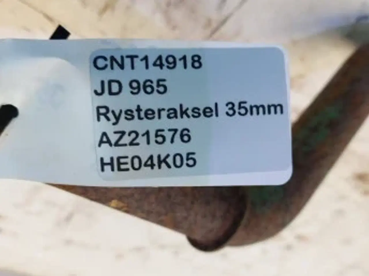 Billede 13 - John Deere 965 Rysteraksel 35mm AZ21576