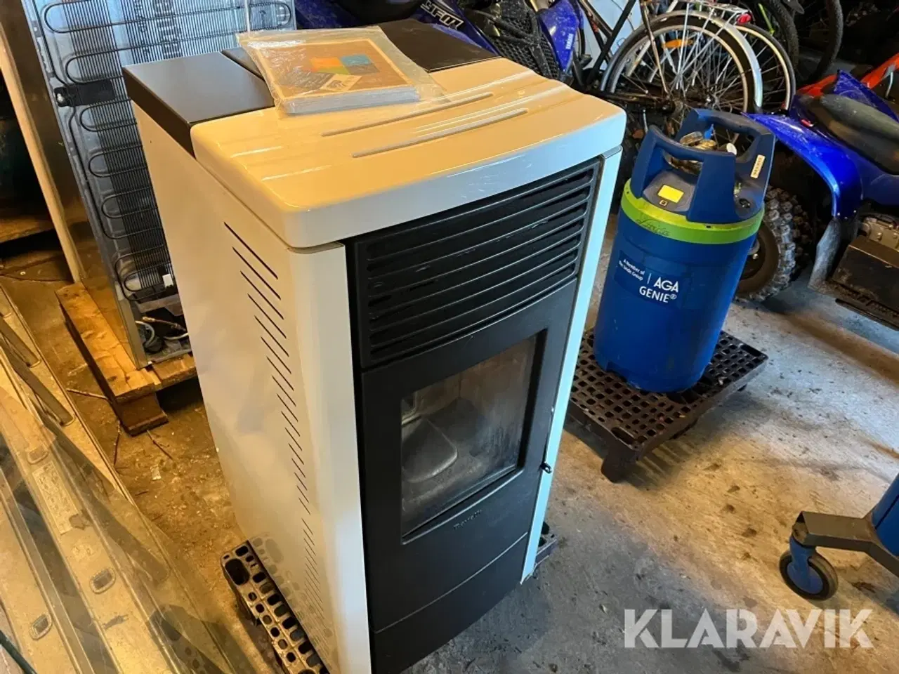 Billede 2 - Pillefyr med skorsten Ravelli R70