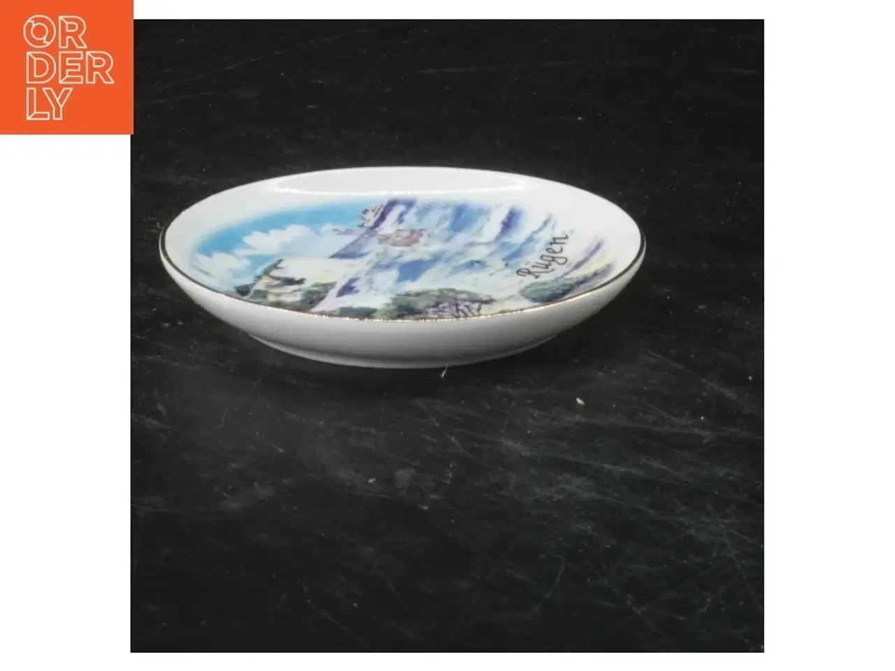 Billede 2 - Rügen porcelænssouvenir skål fra Reutter Porzellanfabrik (str. 9,5 cm)