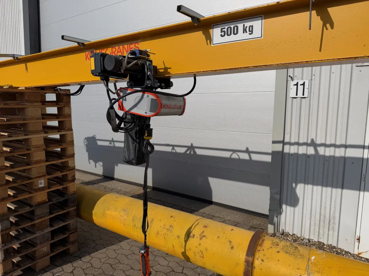 Billede 4 - Søjlesvingkran. 500 kg. Udlæg: 600 cm Højde:750 cm