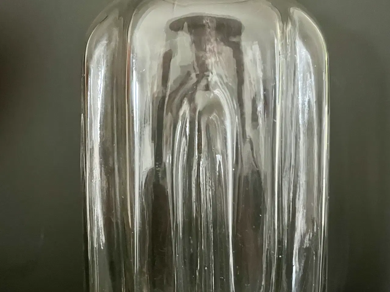 Billede 1 - Flaske, flersidet mundblæst.