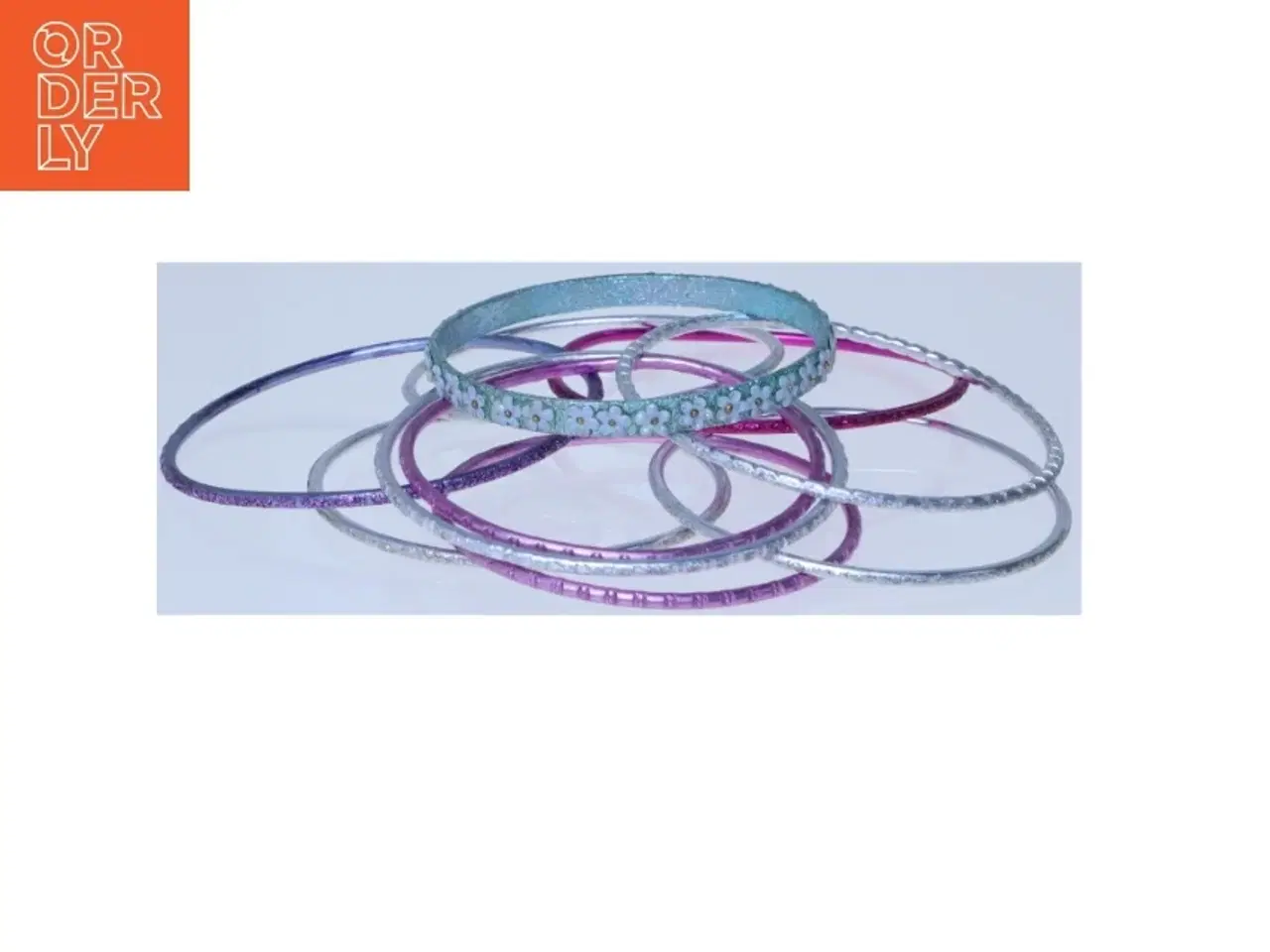 Billede 2 - Farverige armbånd (str. 6,5 cm)