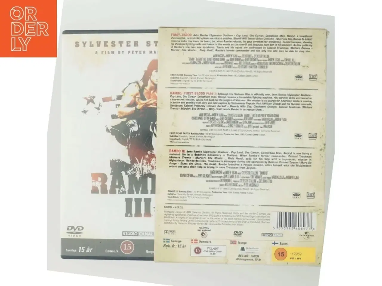Billede 3 - Rambo Trilogy (-) med Sylvester Stallone (DVD)