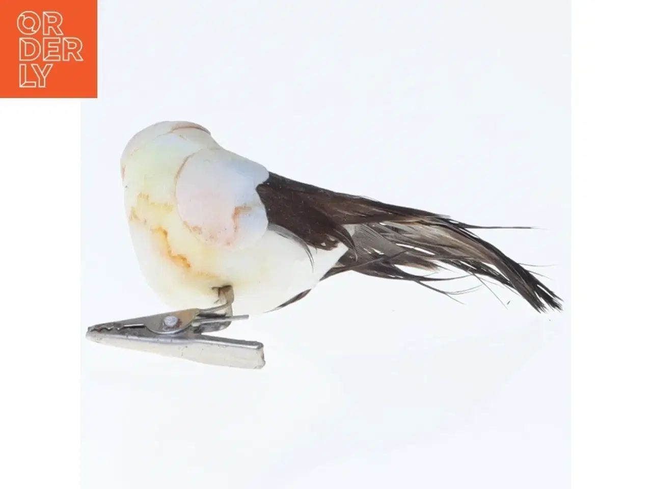 Billede 3 - Fugl dekorationsfigur med klips (str. 5,5 cm)