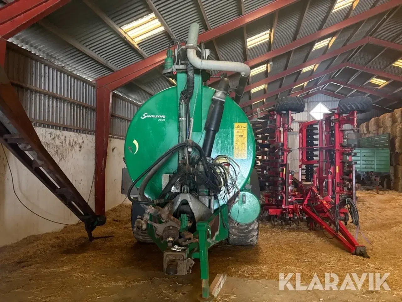 Billede 5 - Gyllevogn Samson PG25 FH + Tandnedfælder & Fronttank