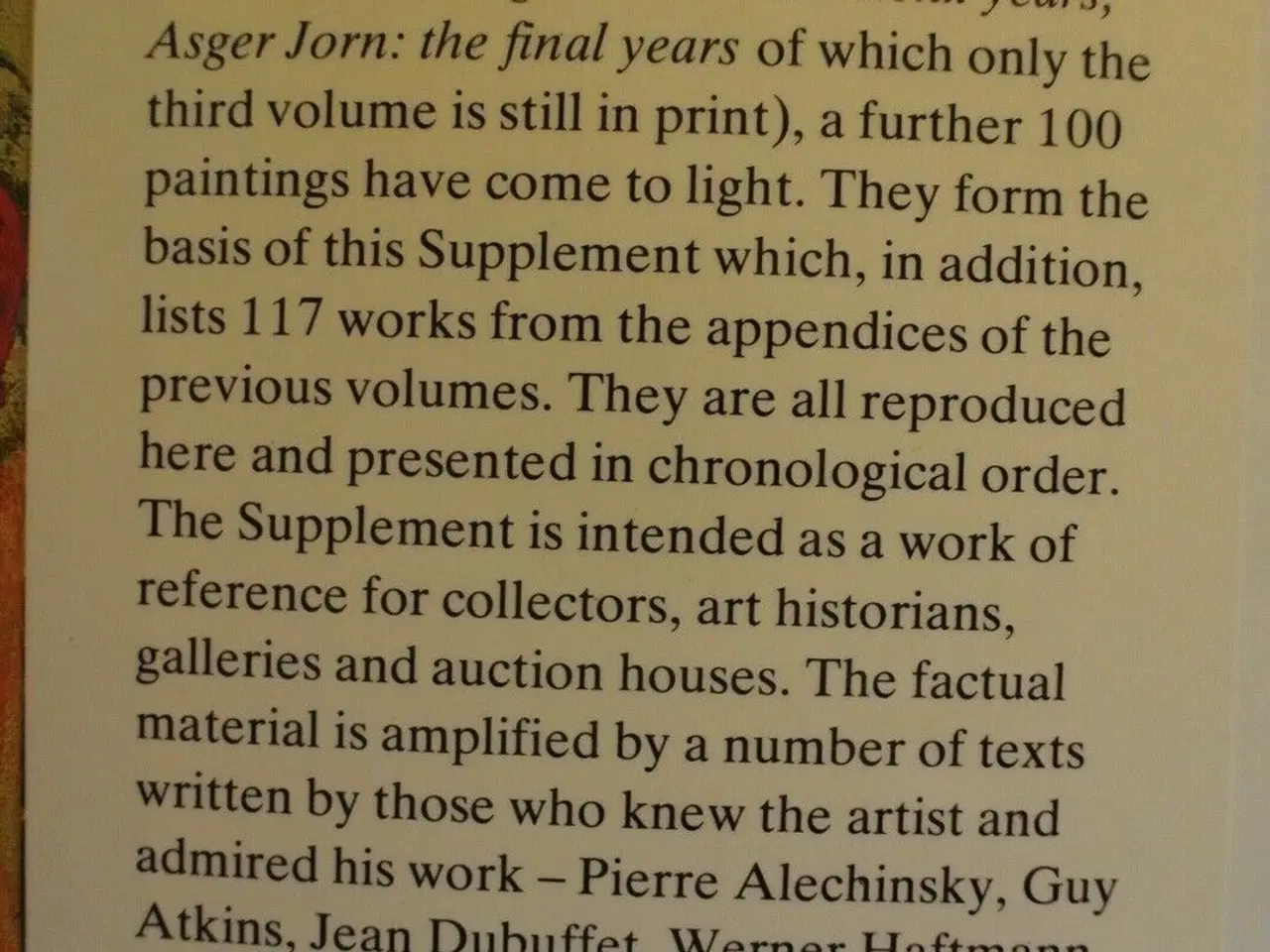 Billede 3 - asger jorn - supplement paintings 1930-1973, by gu