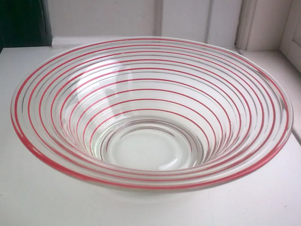 Billede 15 - Broksø DANMARK rød grå glas asiet & skåle