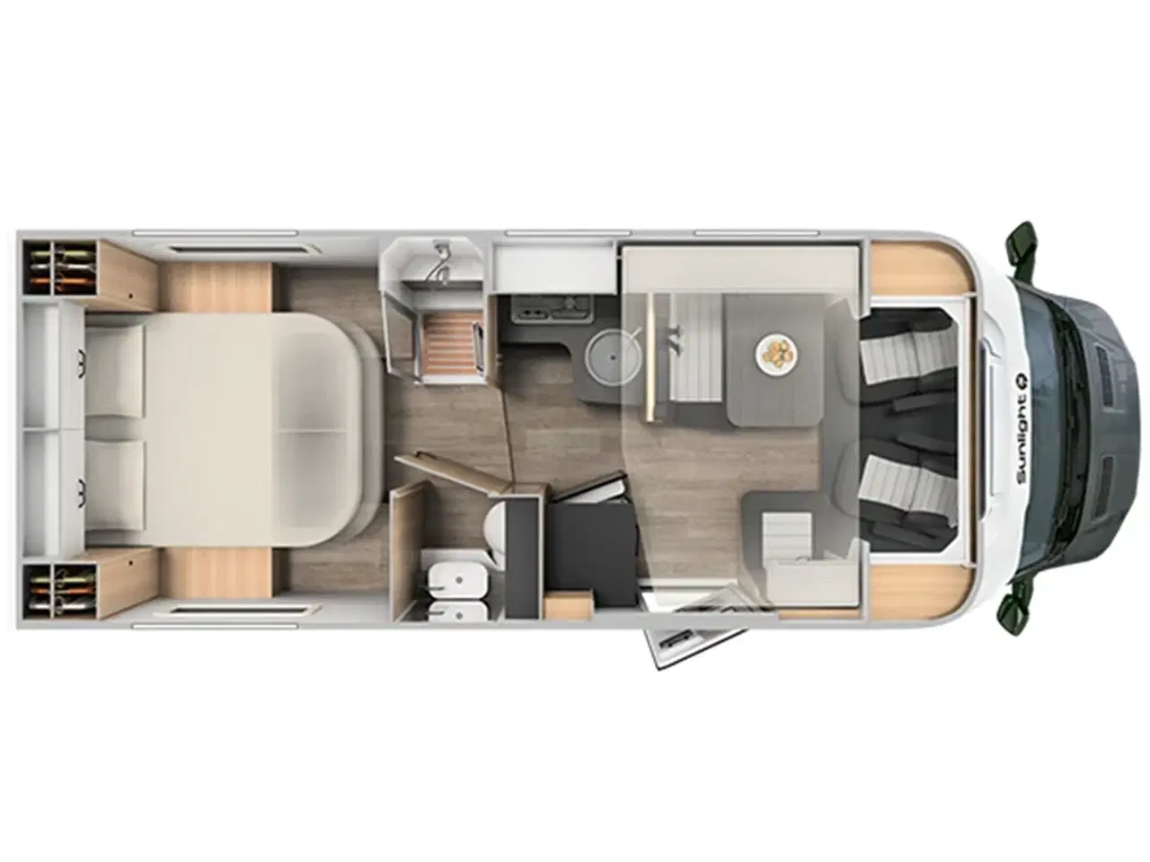 Billede 2 - 2024 - SunLight T 690L Adv. Edition aut. Sunlight autocamper med meget udstyr, automatgear og få kilometer