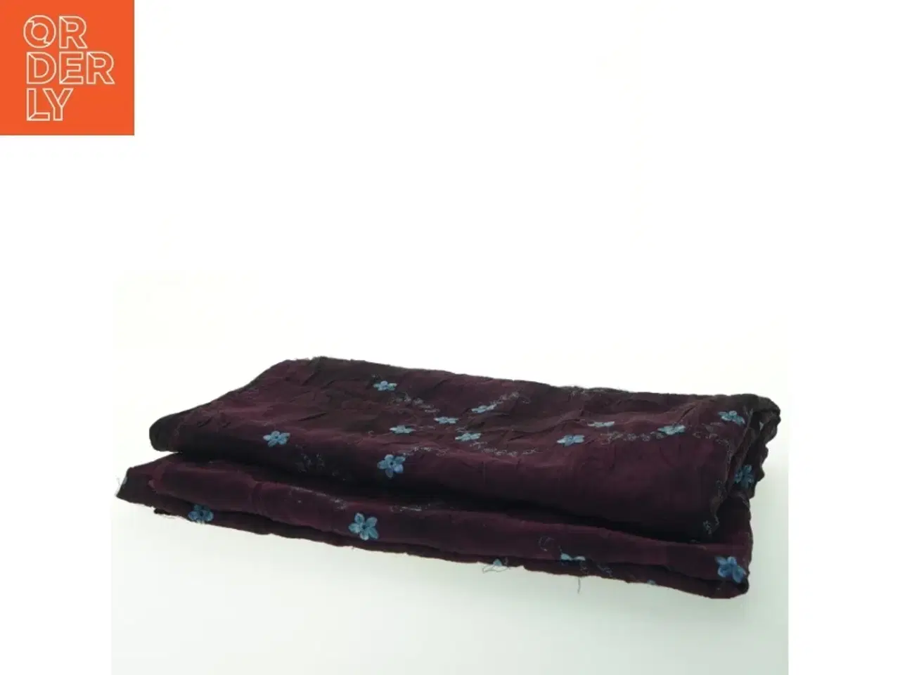 Billede 3 - Stof i mørk lilla batik