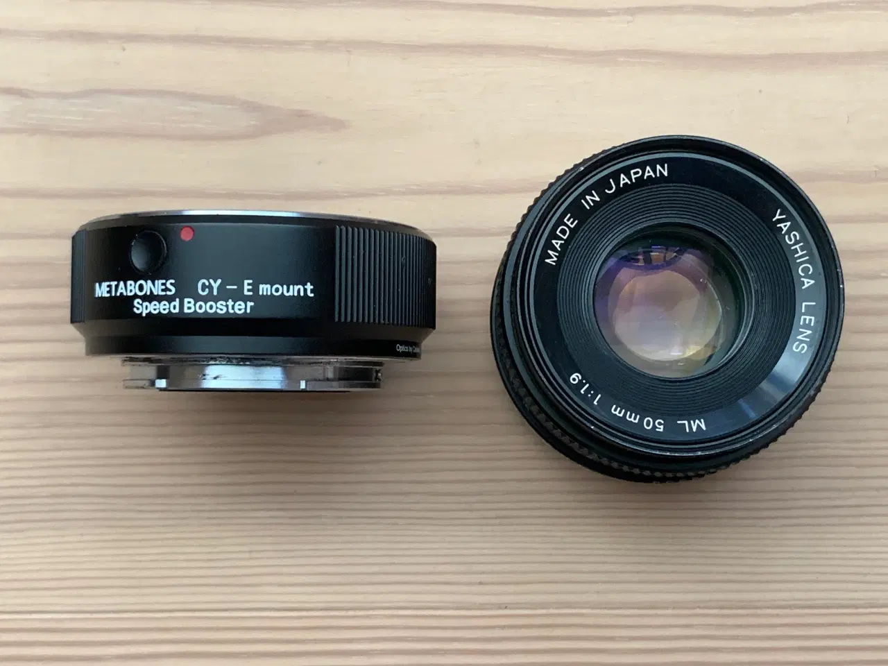 Billede 2 - Metabones CY - E mount Speed booster med 50mm f1.9