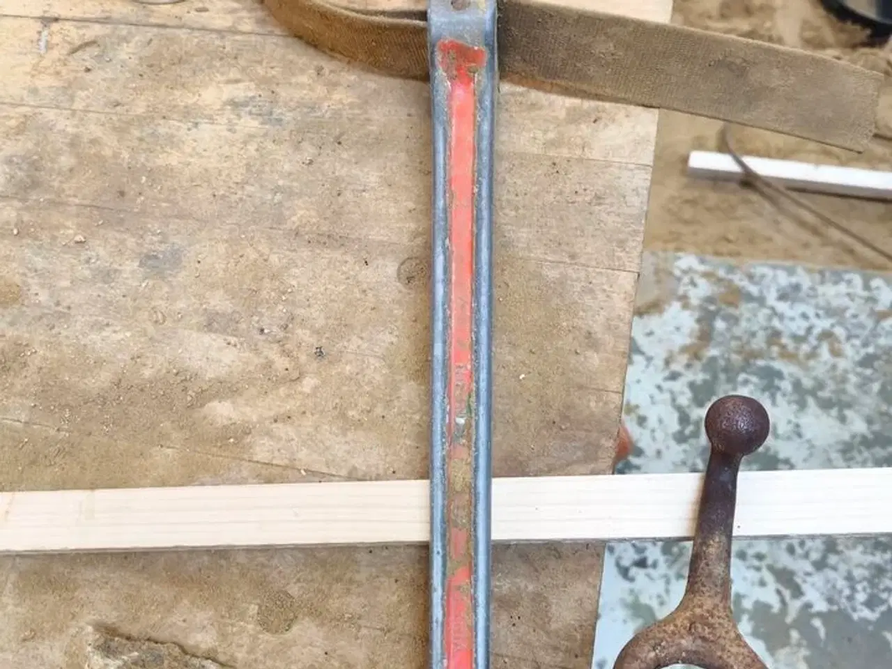 Billede 2 - Filebænk m. RIDGID kæberørholder