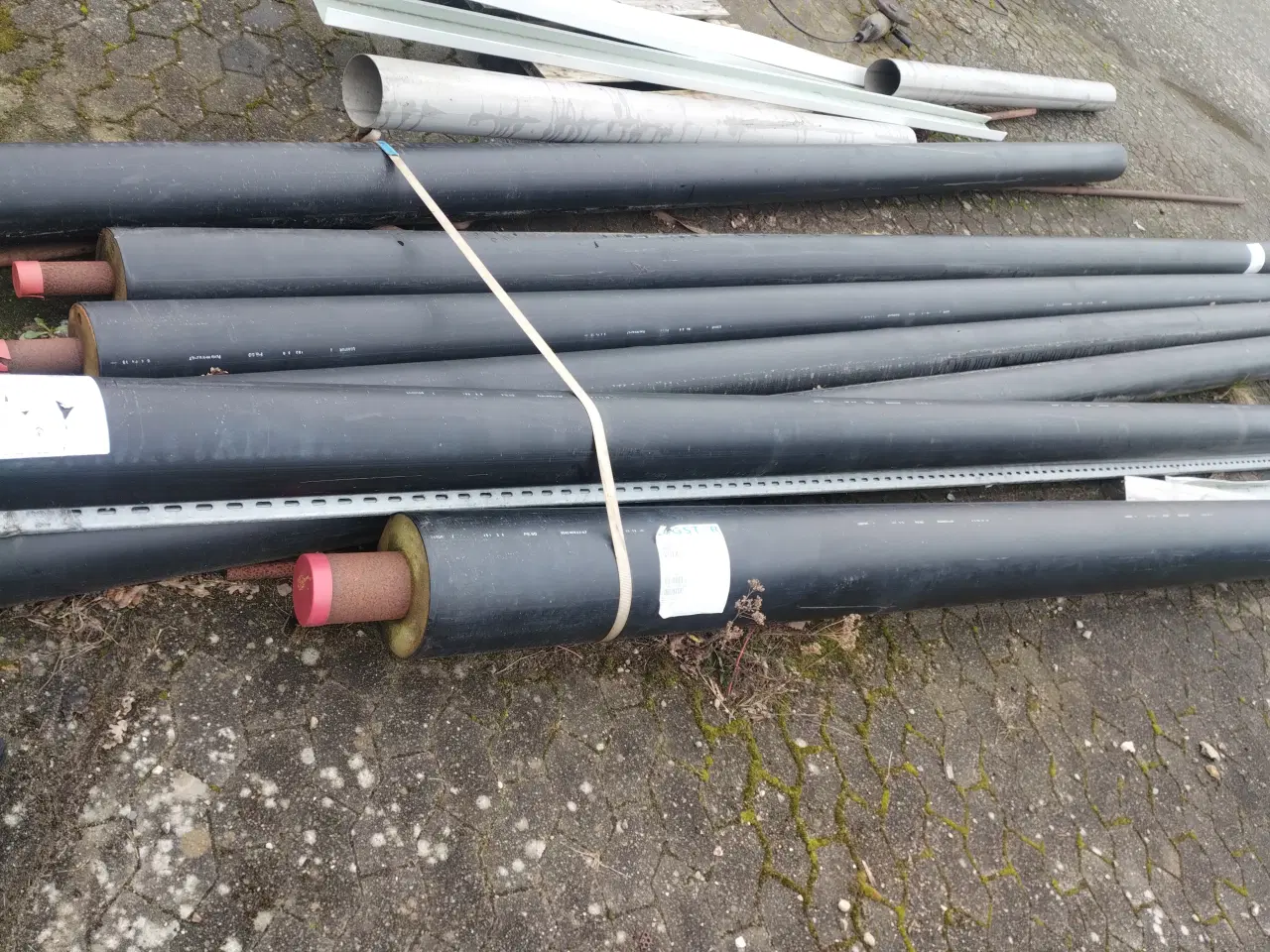 Billede 1 - fjernvarme rør 6 m