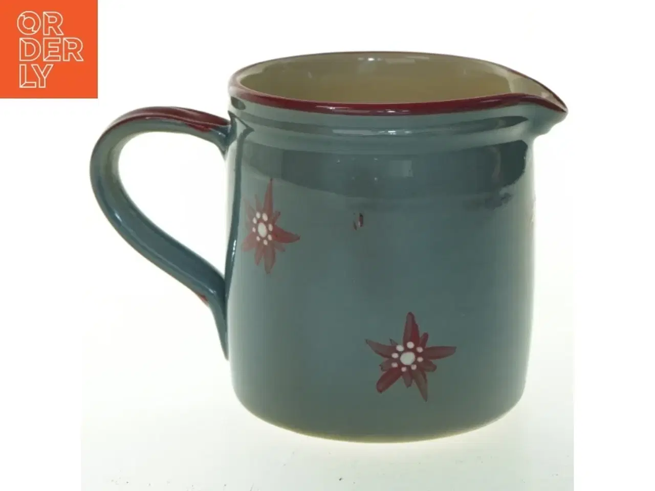 Billede 3 - Kande med blomstermotiv (str. 14 cm)