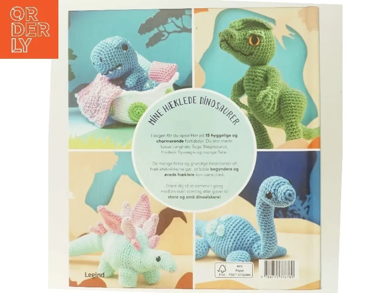 Billede 3 - Mine hæklede dinosaurer : 15 supersøde opskrifter af Jacqueline Annecke (Bog)