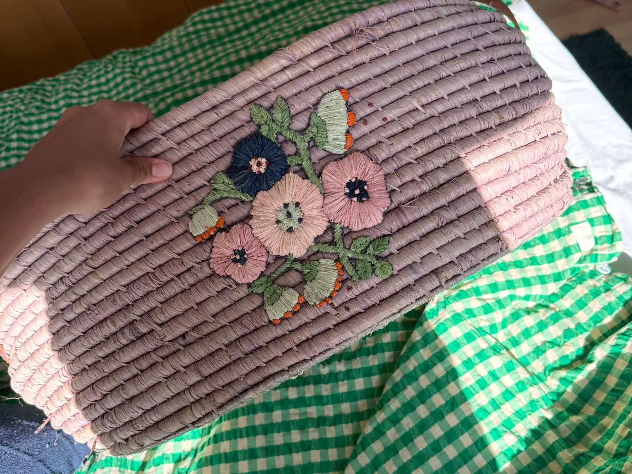 Billede 2 - Kurv med blomster, stor