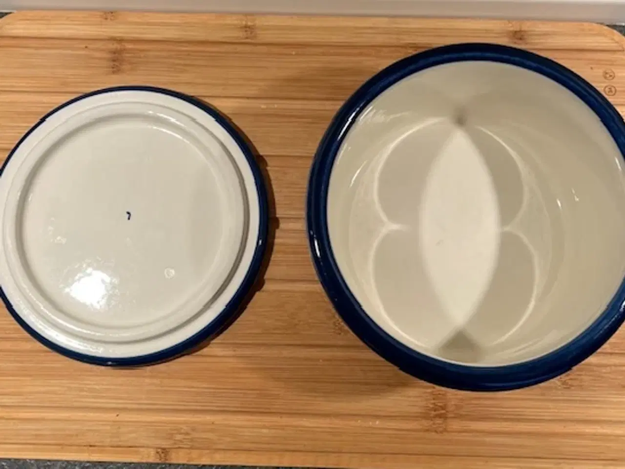 Billede 2 - Smuk Vintage Knabstrup Margarine-krukke m/krakelé