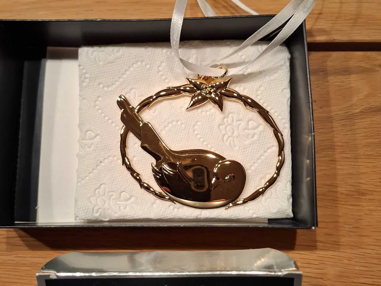 Billede 2 - Georg Jensen ornament spurv i guld