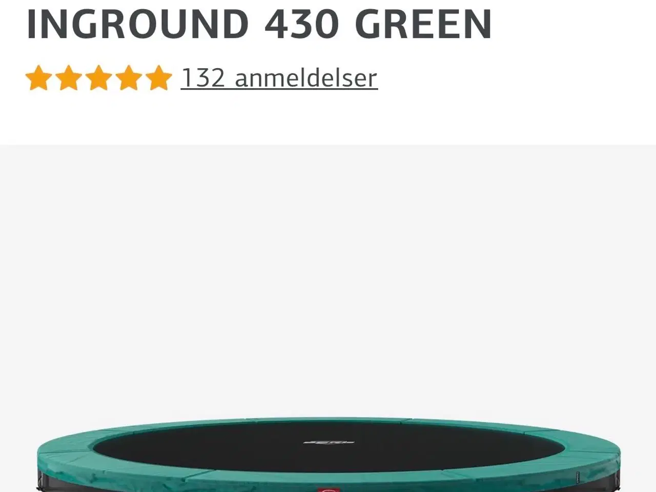 Billede 1 - Berg Trampolin til nedgravning