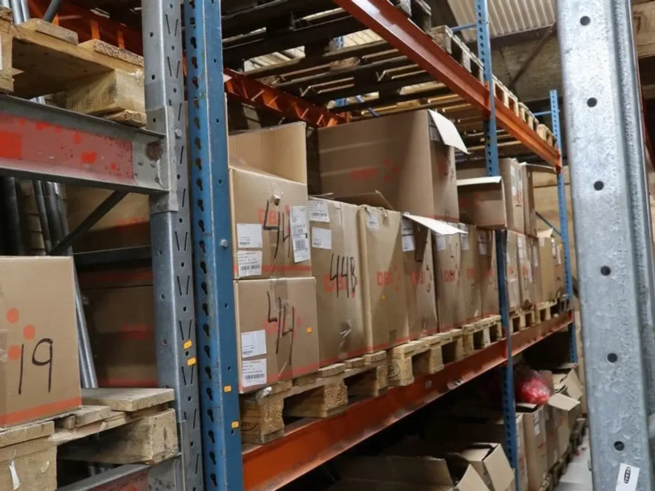 Billede 1 - 2 fag pallereoler uden indhold