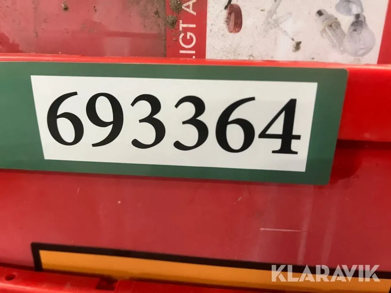 Billede 8 - Røde plastkasser Med låg 42liter 100styk