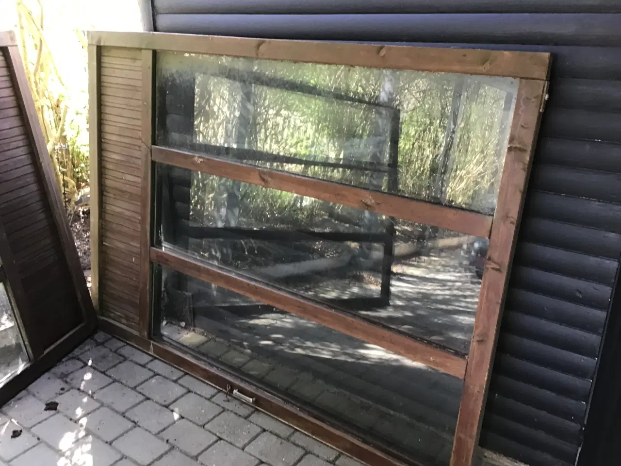 Billede 2 - vinduespartier 3 stk brugte måler H 200 cm og 145