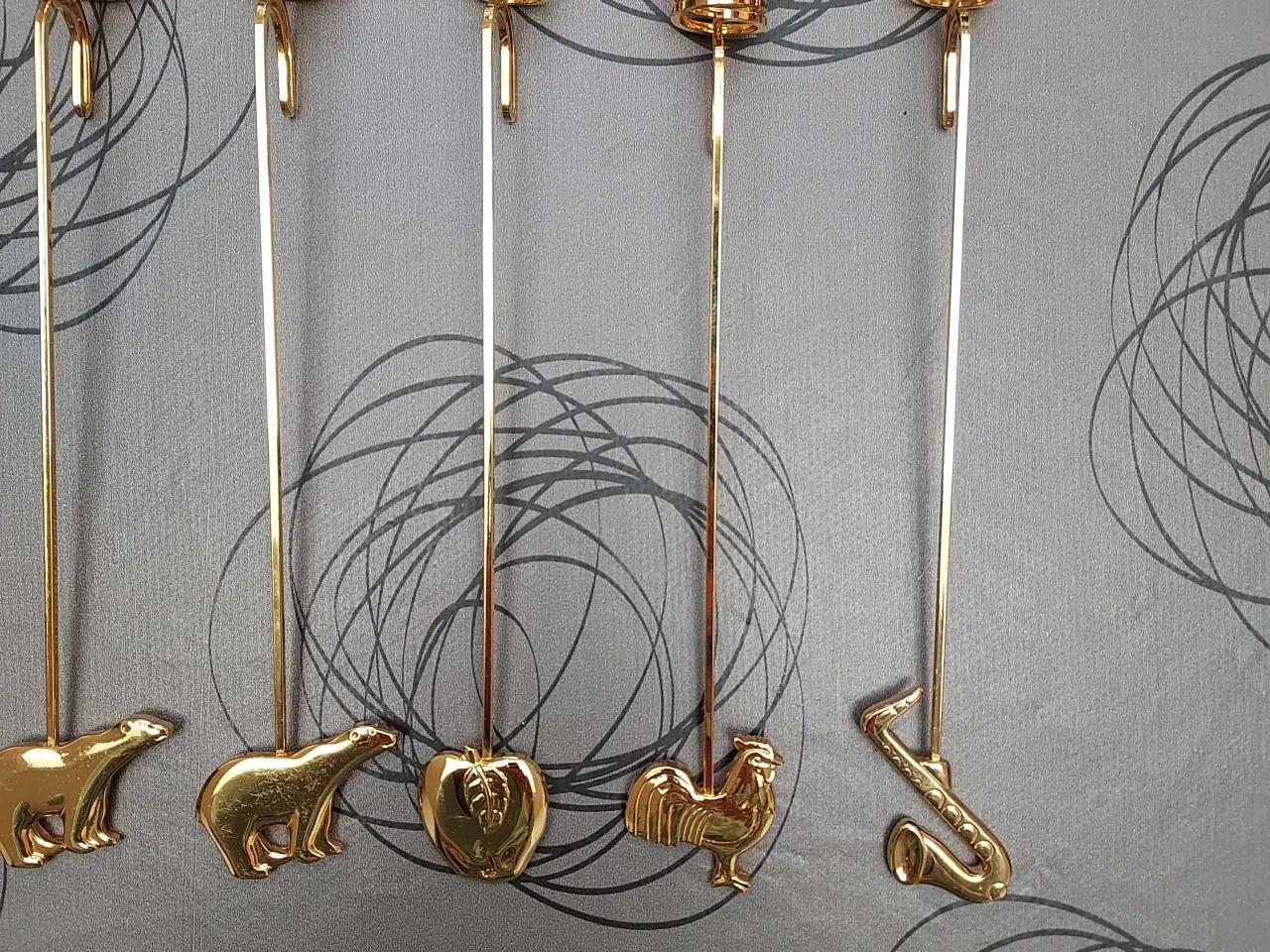 Billede 2 - Georg Jensen forgyldte lysholdere